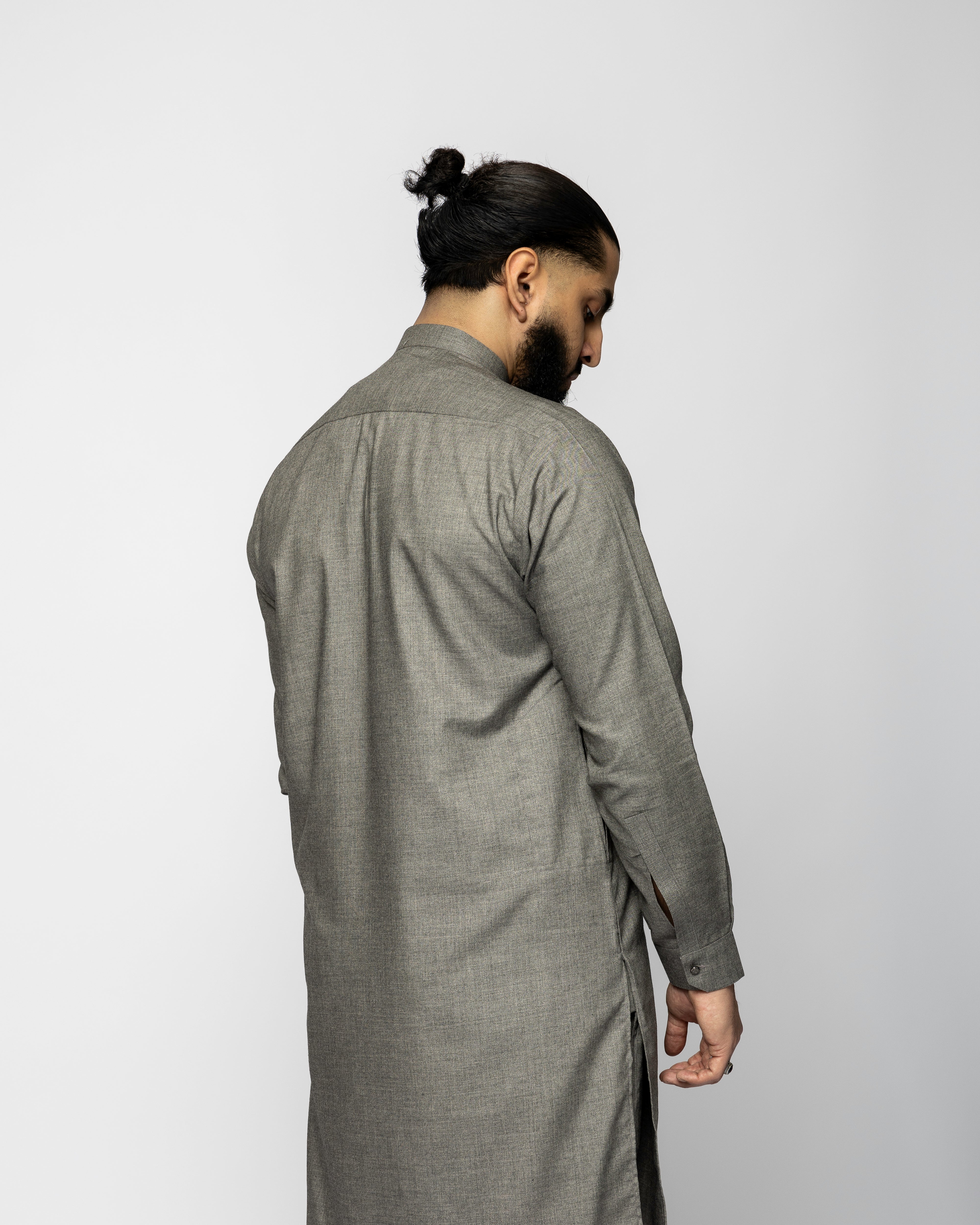 Harem Qamis Gray - Premium Fabric