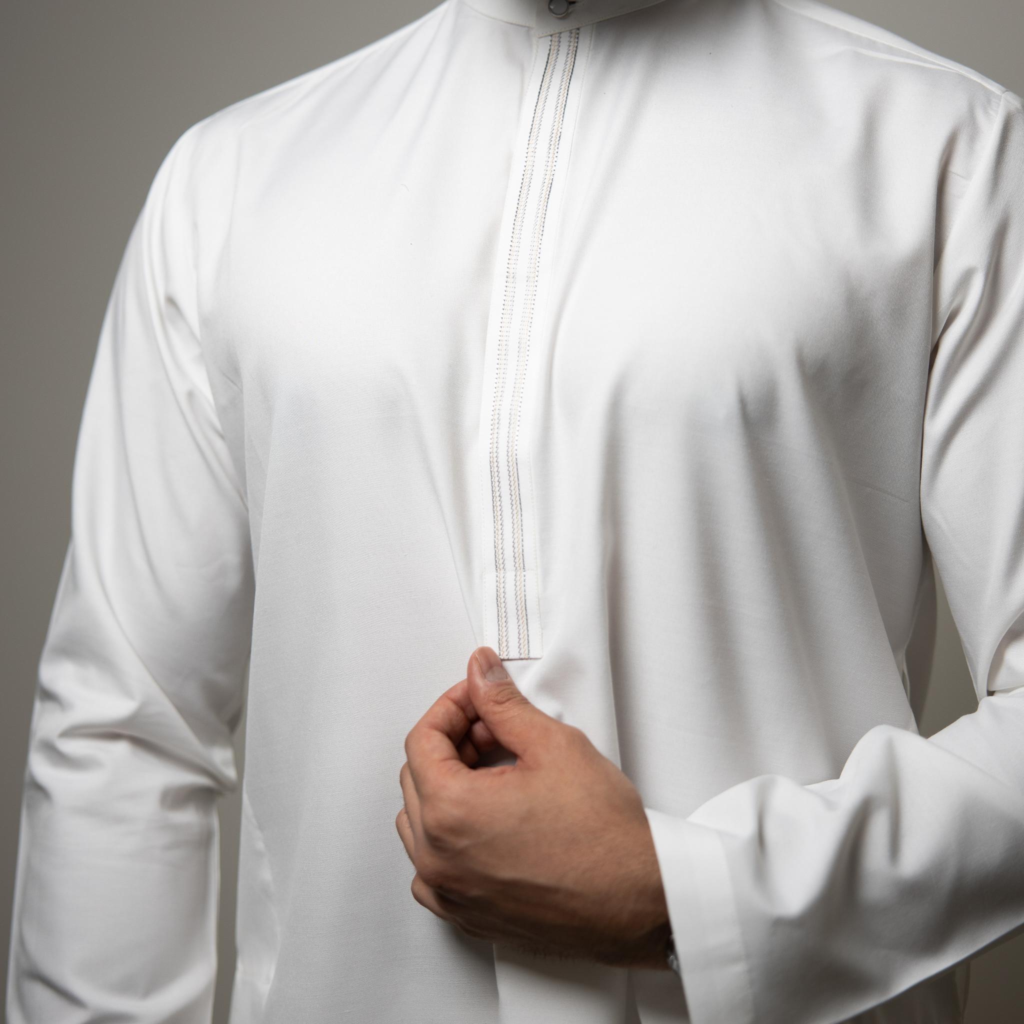 Qamis Malaisien - Blanc Pur