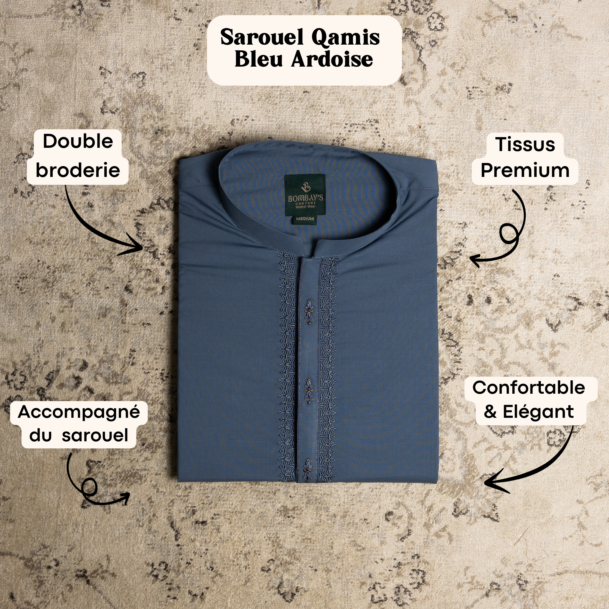 Sarouel Qamis Enfants - HERITAGE