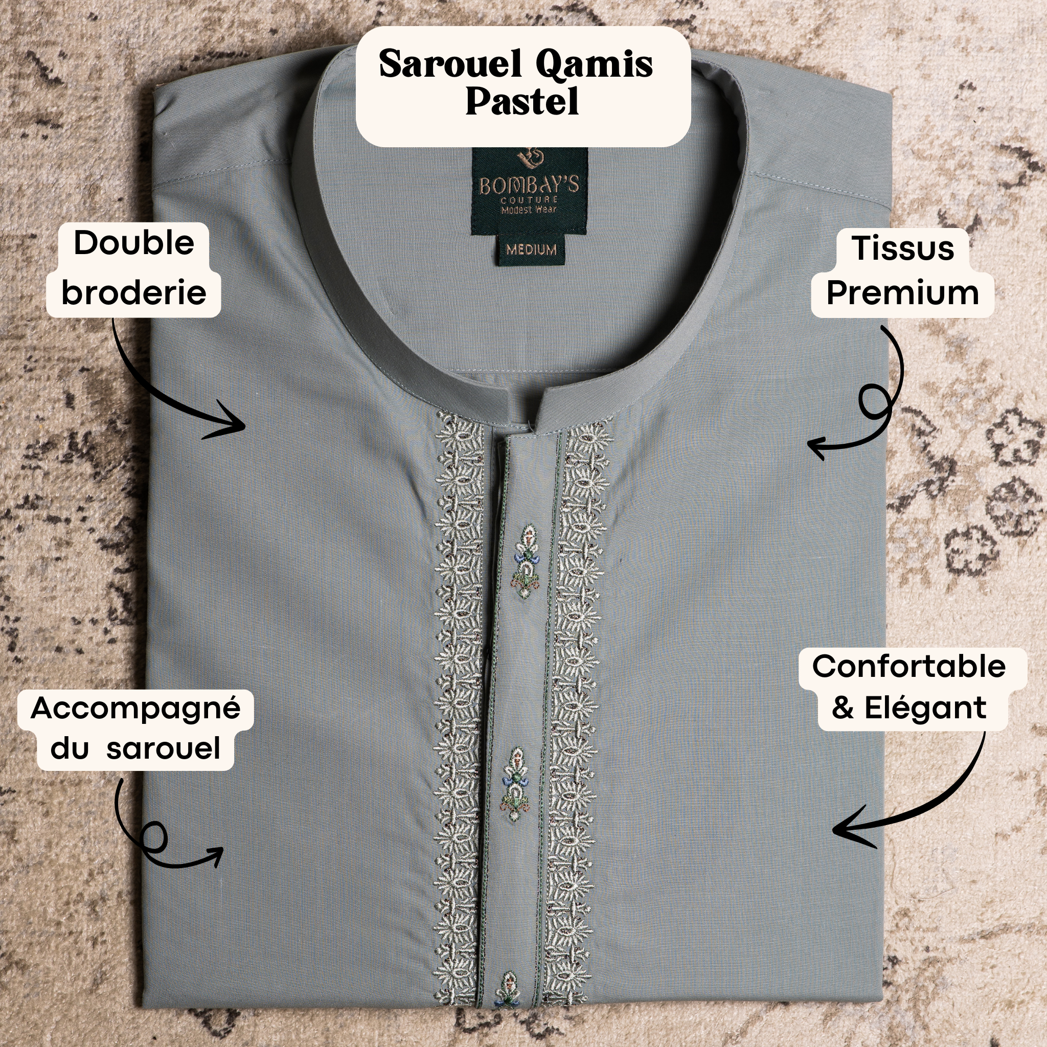 Sarouel Qamis Enfants - HERITAGE