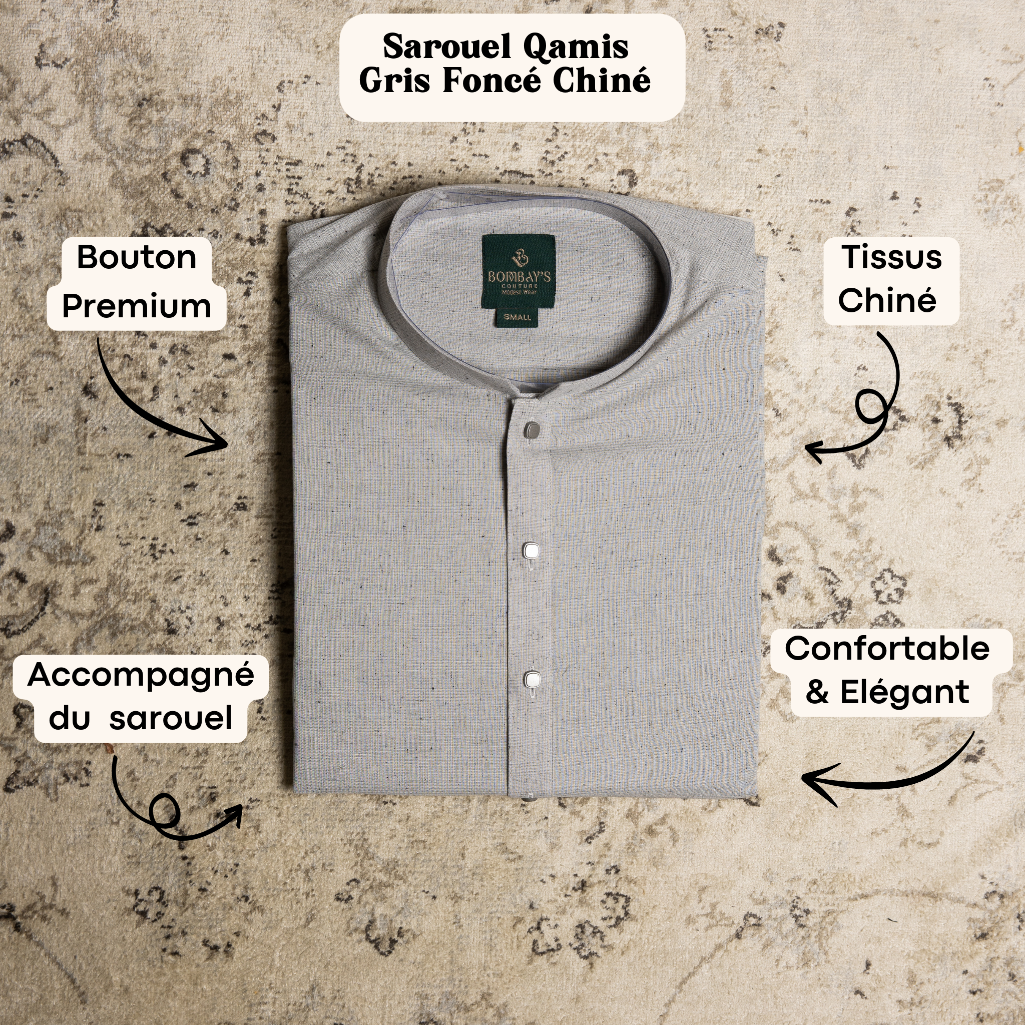 Sarouel Qamis Enfants - CONFORT