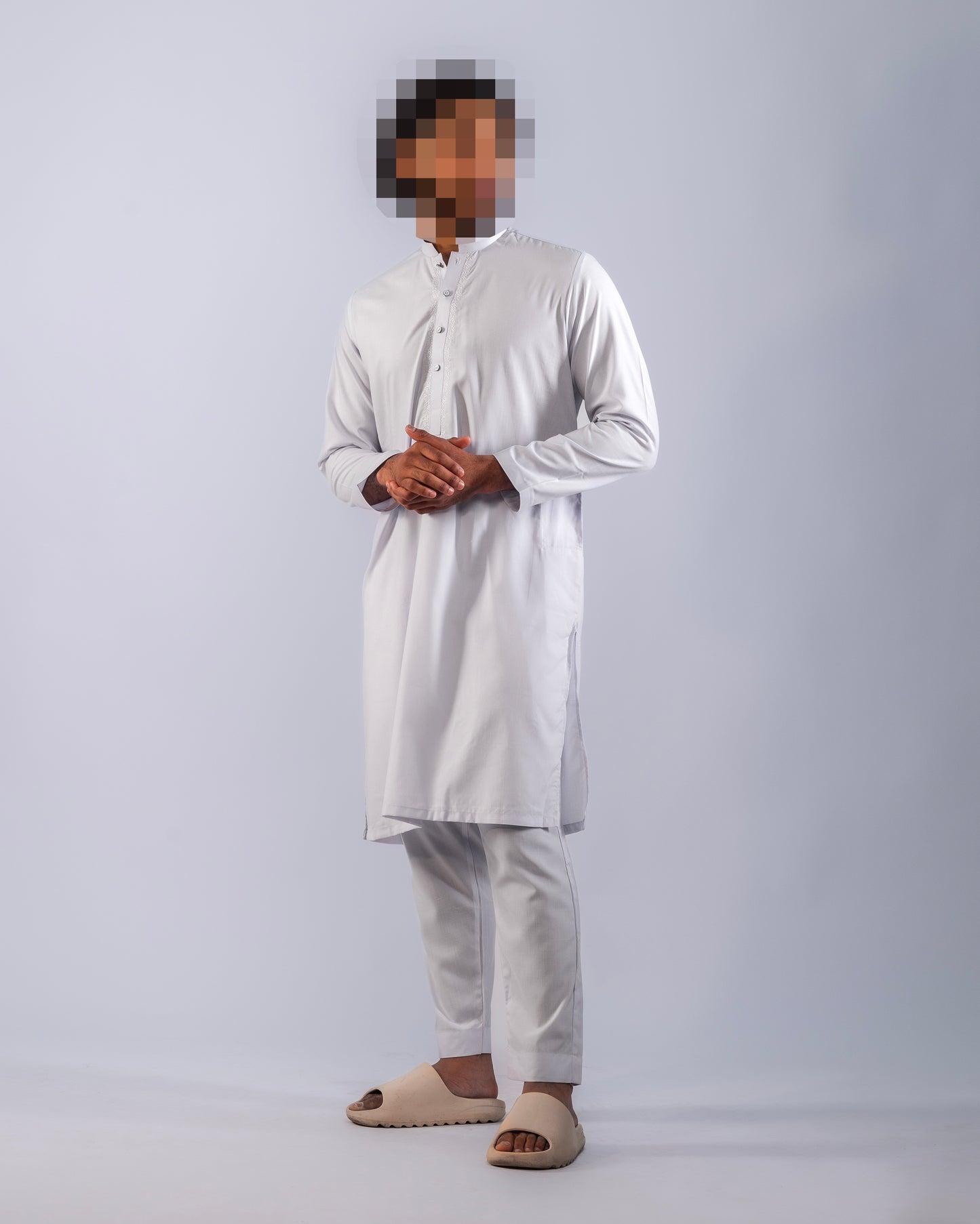 Saroual Qamis Blanc - Enfant