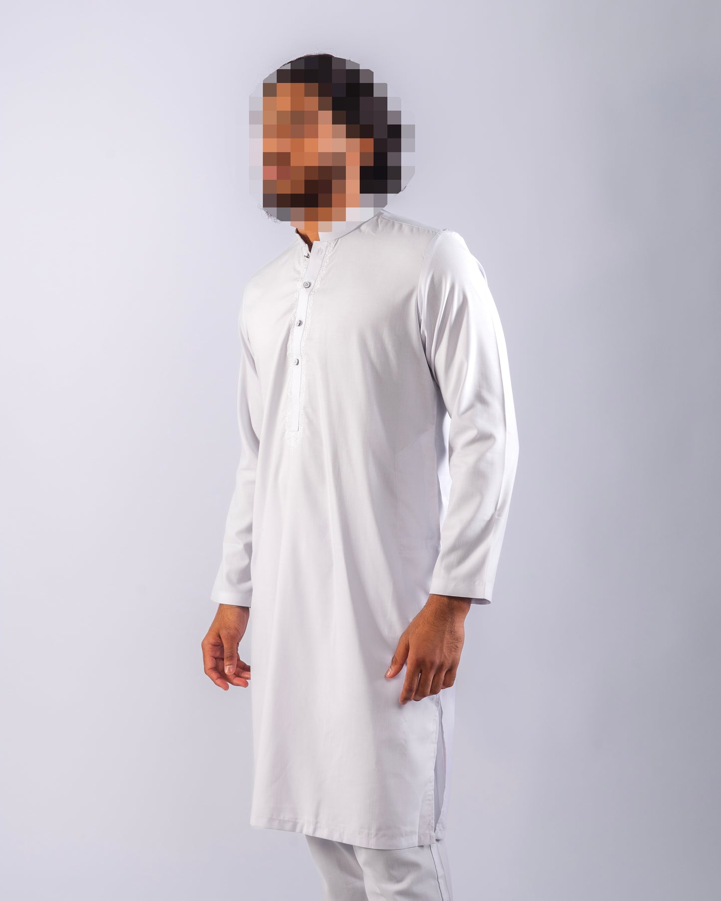 Saroual Qamis Blanc - Enfant