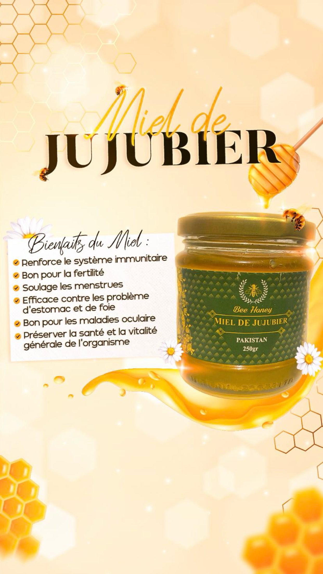 Jujube honey from Pakistan
